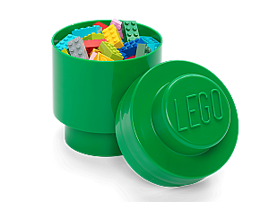 40301734 LEGO Storage Brick 1 Round Green - 2