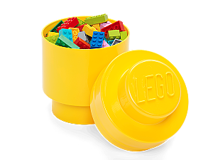 40301732 LEGO Storage Brick 1 Round Yellow - 2