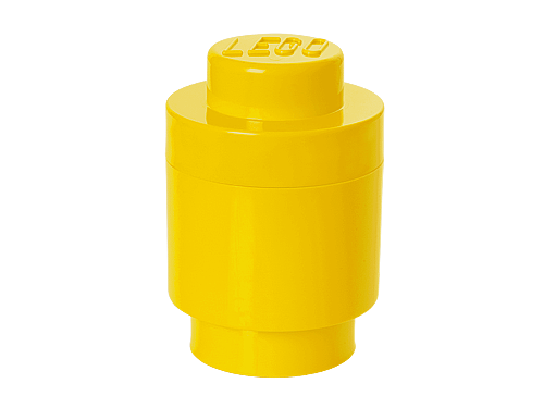 40301732 LEGO Storage Brick 1 Round Yellow - 1