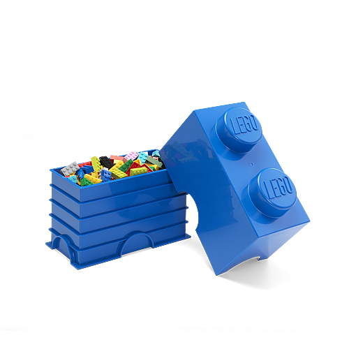 40021731 LEGO Storage Brick 2 Blue - 2