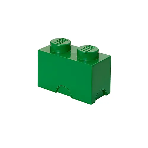 40021734 LEGO Storage Brick 2 Dark Green - 3