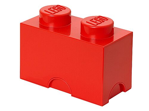 40021730 LEGO Storage Brick 2 Red - 2