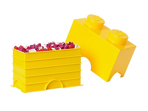 40021732 LEGO Storage Brick 2 Yellow - 1