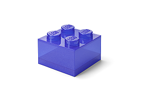 40090800 LEGO Storage Brick 4 Top Lid Glitter Violet - 2