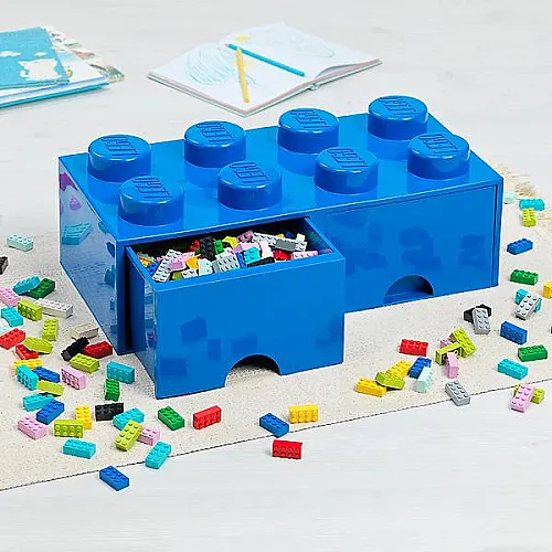 40041731 LEGO Storage Brick 8 Blue - 3