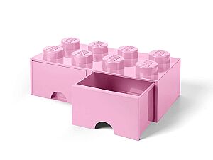 40041738 LEGO Storage Brick 8 Light Purple - 3