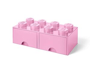 40041738 LEGO Storage Brick 8 Light Purple - 2