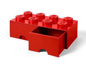 40041730 LEGO Storage Brick 8 Red - 2