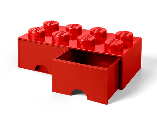 40041730 LEGO Storage Brick 8 Red - 2