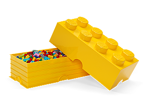 40041732 LEGO Storage Brick 8 Yellow - 3