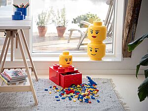 40320813 LEGO Storage Head Large Girl - 4