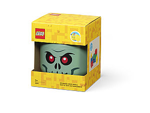 40310813 LEGO Storage Head Small Green Skeleton - LEGO®