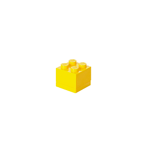 40111732 LEGO Storage Mini Box 4 Yellow - 1