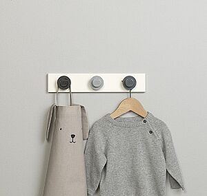 41110003 LEGO Wall Hanger Rack black grey dark grey - 4