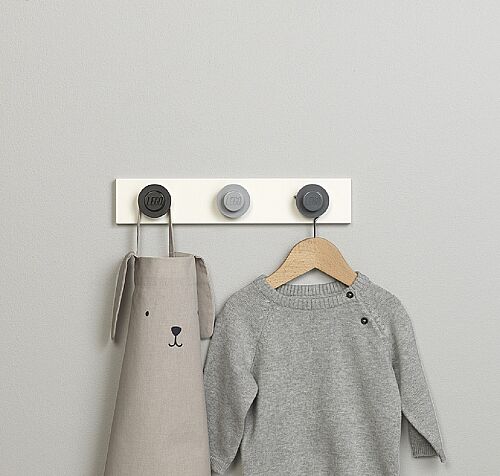 41110003 LEGO Wall Hanger Rack black grey dark grey - 4