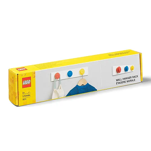 41110001 LEGO Wall Hanger Rack Red blue yellow - 1
