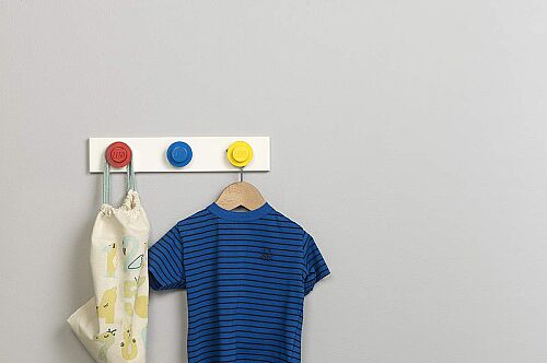 41110001 LEGO Wall Hanger Rack Red blue yellow - 4
