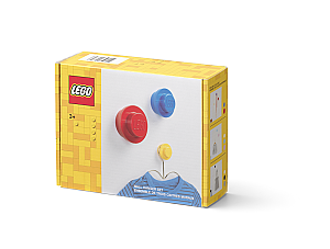 40161732 LEGO Wall Hanger Set Yellow/Blue/Red - 1