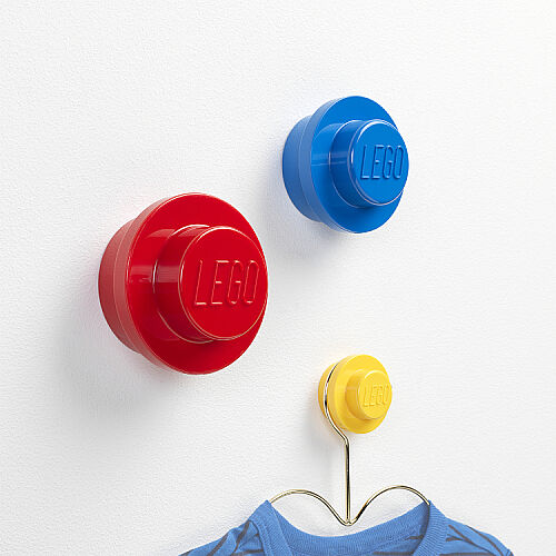 40161732 LEGO Wall Hanger Set Yellow/Blue/Red - 2