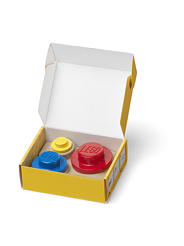 40161732 LEGO Wall Hanger Set Yellow/Blue/Red - 3