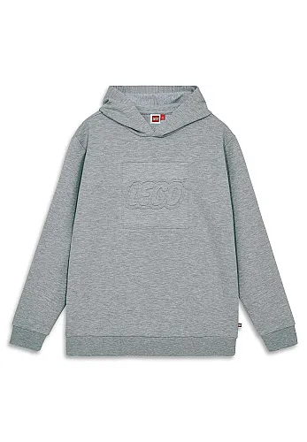 LWSATO 202 - HOODED SWEATSHIRT 912 • Grey Melange - 2
