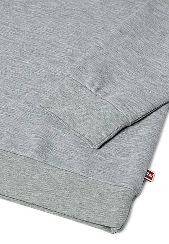 LWSATO 202 - HOODED SWEATSHIRT 912 • Grey Melange - 4