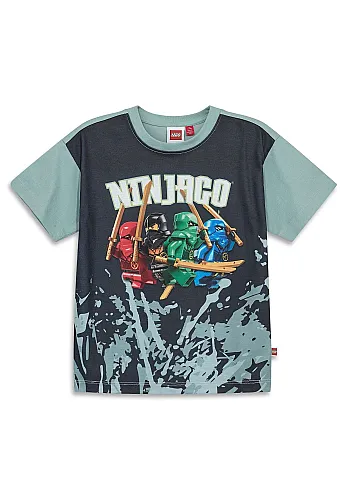 LWTAJ 310 - T-SHIRT S/S 8005 • Blue green - 1