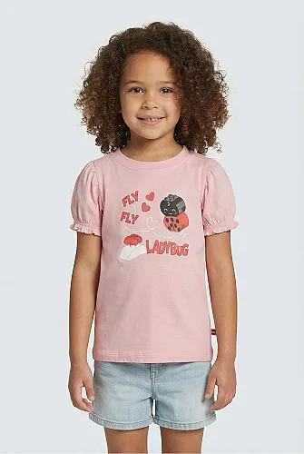 LWTULIP 201 - T-SHIRT S/S 408 • Rose - 1