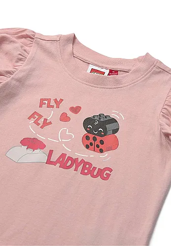 LWTULIP 201 - T-SHIRT S/S 408 • Rose - 2