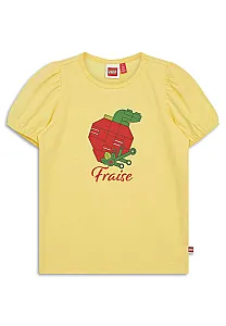 LWTUNA 204 - T-SHIRT S/S 239 • Light Yellow - 2