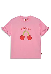 LWTUNA 205 - T-SHIRT S/S 449 • Pink - 3
