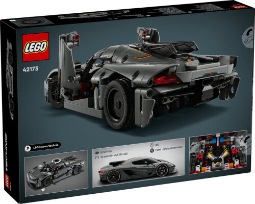 42173 Technic Koenigsegg Jesko Absolut Gray Hypercar - 3